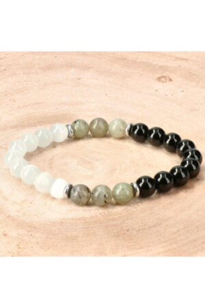 'Beschermer' armband, 8 mm, 18.5 cm