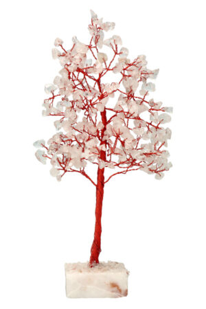 Bergkristal edelsteenboom op Bergkristal voet, 22-25 cm