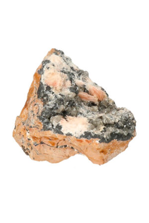 Cerussiet, Bariet. Magnetiet op Dolomiet, 7.8 cm, 250 gram