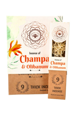 Green Tree Champa & Olibanum Botanical Incense (Champa Bloem & Olibanum)
