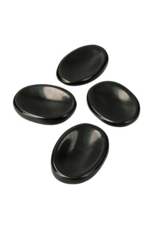 Obsidiaan duimsteen, 3.5 a 4 cm