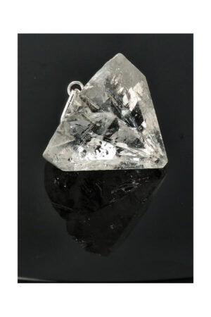 Apofyliet natuurlijke punt hanger, 1.5 a 2.5 cm, India