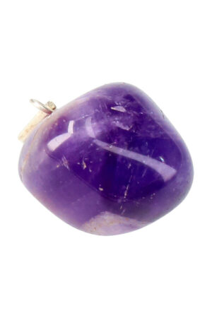 Amethist edelsteen hanger, 2 cm, Uruguay