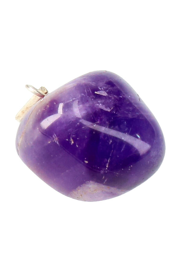 Amethist edelsteen hanger, 2 cm, Uruguay