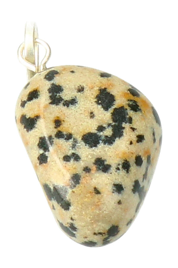 Dalmatiër Jaspis edelsteen hanger, 2 cm