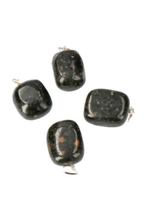 Star Galaxy Gold Steen (Indiase Nuummiet) steen hanger, circa 2 cm