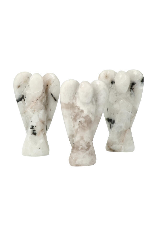 Regenboog Maansteen engel, 5 cm