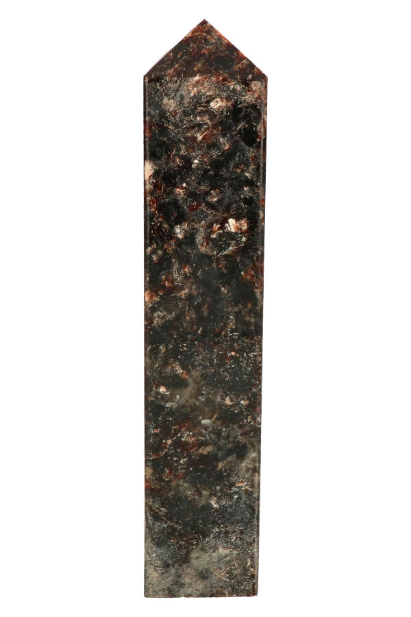 Flogopiet obelisk punt, 18.5 cm, 482 gram