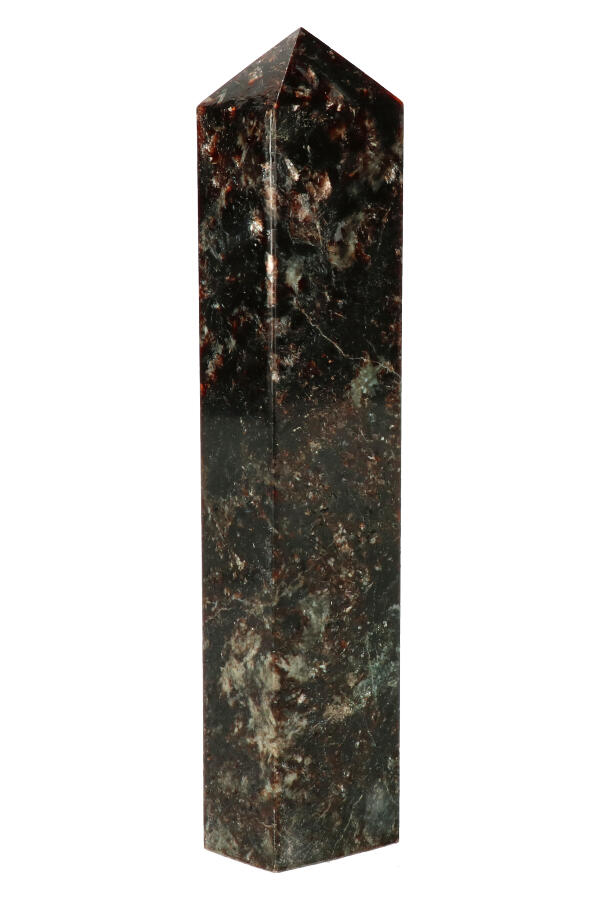 Flogopiet obelisk punt, 18.5 cm, 485 gram