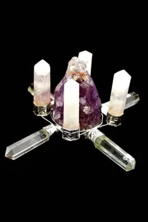 Gouden Driehoek generator, 10 cm, Indiaas zilver