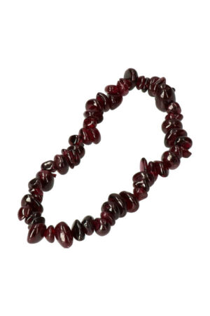 Granaat splitarmband,  17-18 cm