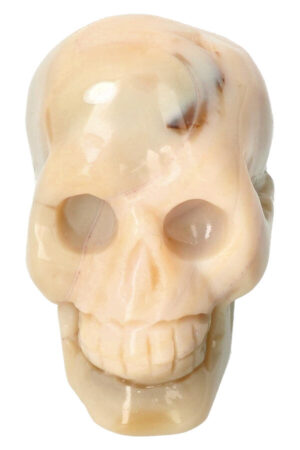 Gele Agaat Geode schedel, 8 cm, 325 gram