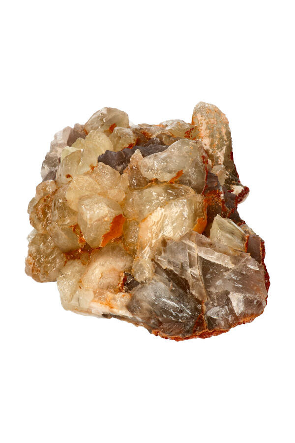 Hondentand Calciet op Fluoriet kubussen, 23.5 cm, 4.1 kg - Afbeelding 4