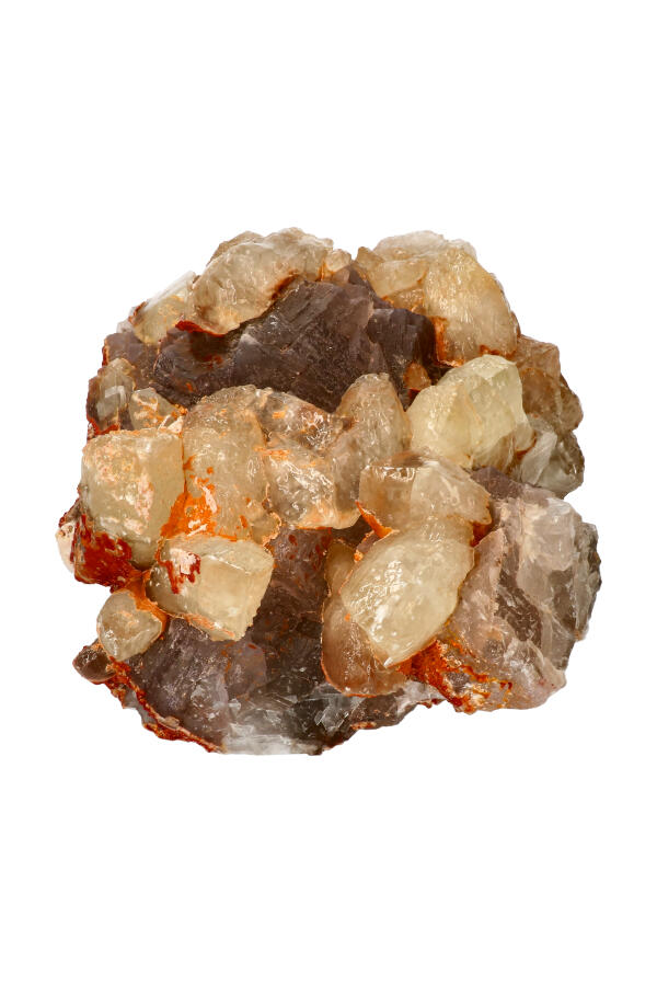 Hondentand Calciet op Fluoriet kubussen, 23.5 cm, 4.1 kg - Afbeelding 5