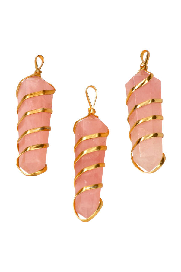 Hanger_Goud_Dubbelpunt_Rozenkwarts_1