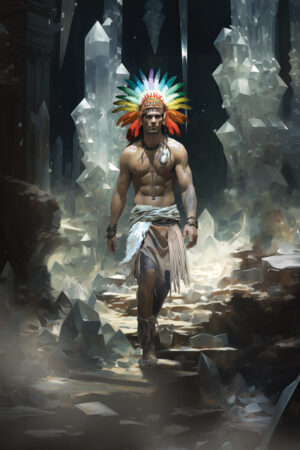 Kaart 'Koko in Kristallen Wereld', 10.5 x 14.8 cm