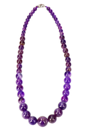 Amethist kralenketting 6-10mm, 45cm