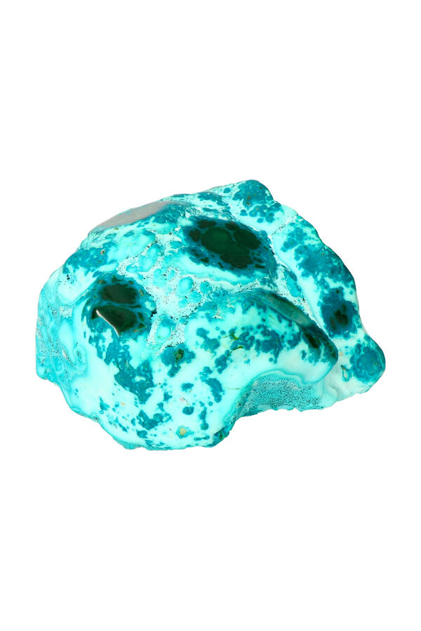 Chrysocolla met Turkoois en Malachiet, half gepolijst, 14.5 cm, 1.43 kg, Congo 5 Chrysocolla met Turkoois en Malachiet, half gepolijst, 14.5 cm, 1.43 kg, Congo - Afbeelding 5
