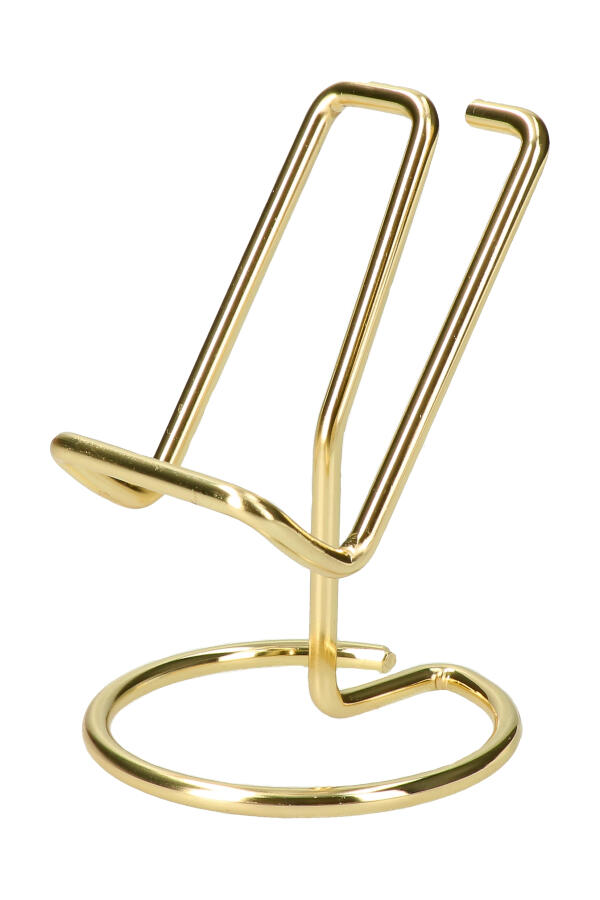 Mineralen standaard, 11 cm, goudkleurig 1 Mineralen standaard, 11 cm, goudkleurig