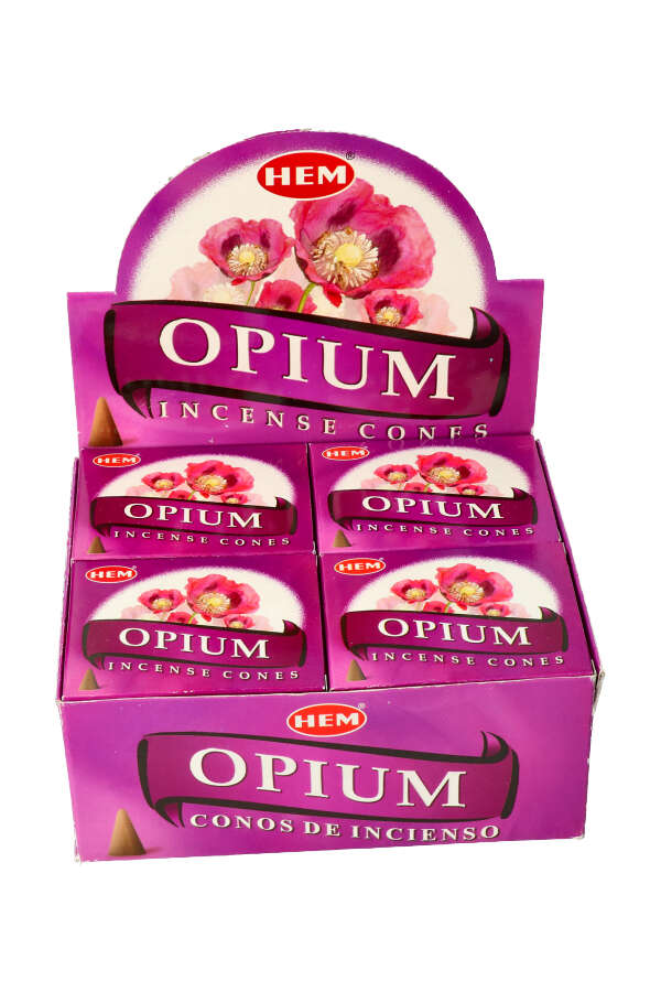 Opium kegel wierook, HEM