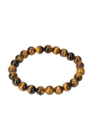 Tijgeroog armband, 8 mm, edelsteen kralen, 19 cm