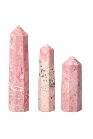 Rhodochrosiet punt van 7 tot 11 cm, 50-125 gram