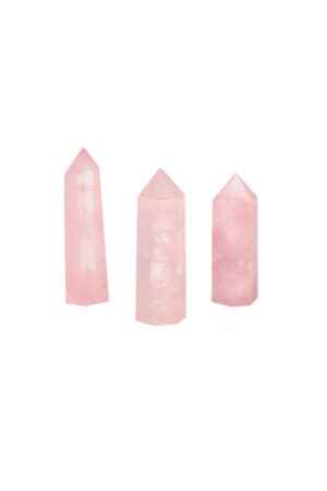 Rozenkwarts 6-vlaks punten, diverse maten, van 5 tot 9 cm