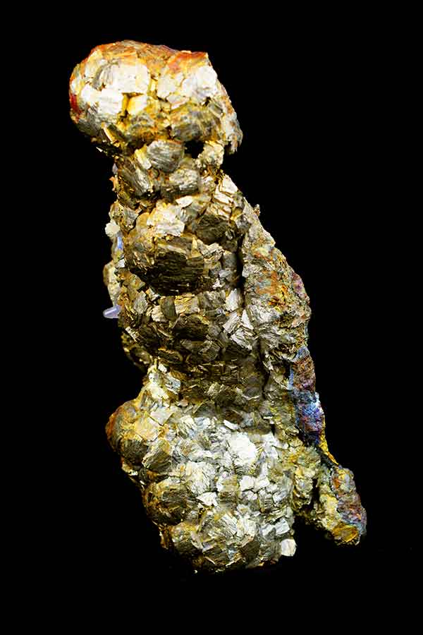 Pyriet met mooie heldere Bariet en Chalcopyriet, 33 cm, 7.7 kilo - Afbeelding 3