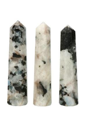 Regenboog Maansteen punt, 7-12 cm