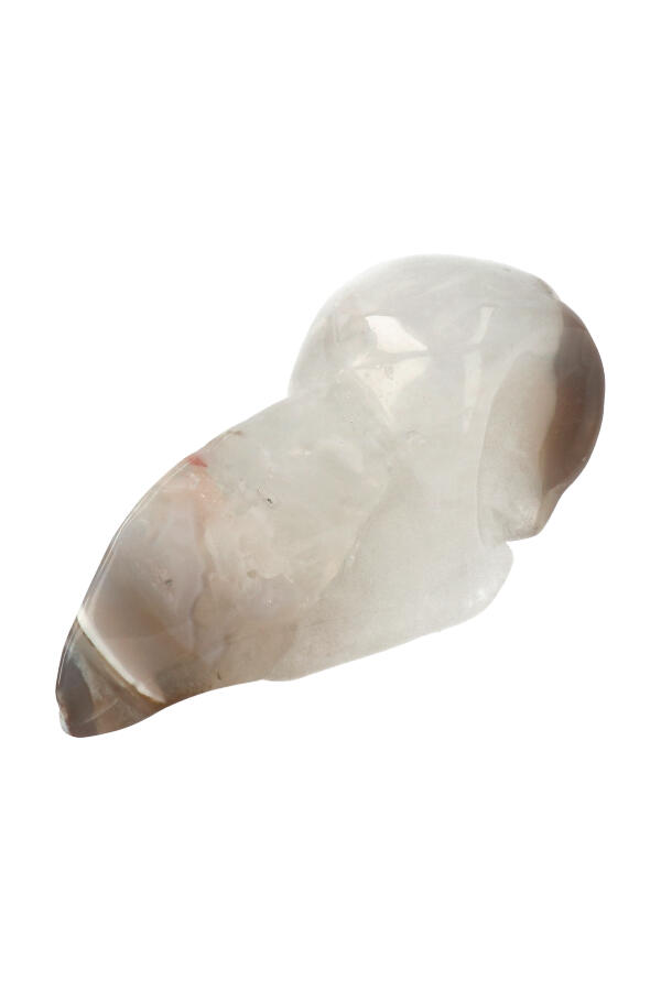 Agaat Geode Raven Schedel, 11 cm, 179 gram 1 Agaat Geode Raven Schedel, 11 cm, 179 gram