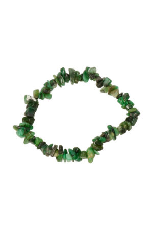 Smaragd splitarmband, 17-18 cm