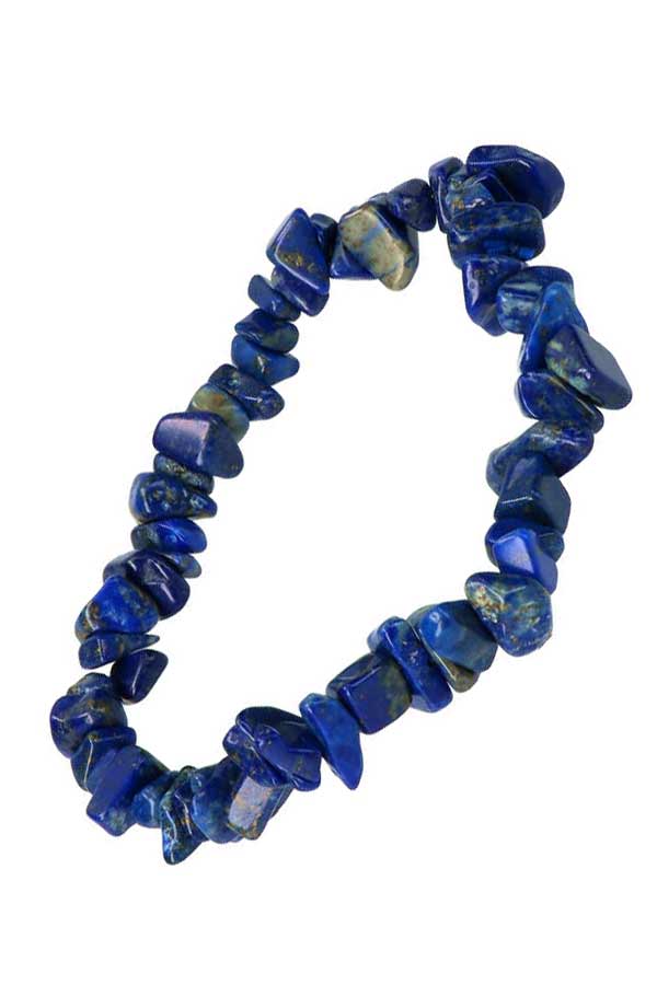 Lapis Lazuli splitarmband, 17-18 cm