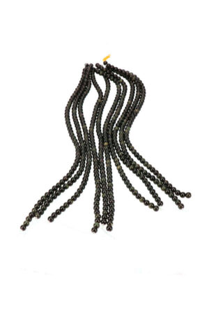 Regenboog Obsidiaan kralen 8 mm, streng 40 cm, circa 49 kralen