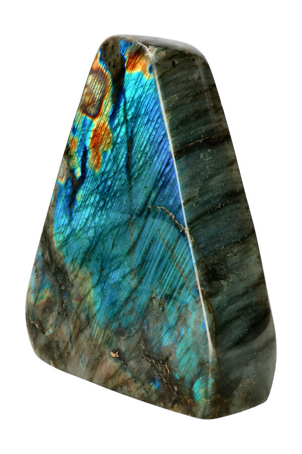 Blauw Labradoriet gepolijste sculptuur, TOP-kwaliteit, 13.5 cm, 1 kilo