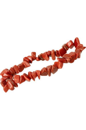 Goudsteen splitarmband, 17-18 cm