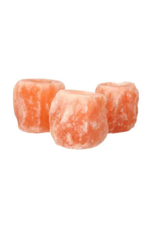 Himalaya Zoutsteen Theelichthouder, XL circa 1 tot 1.5 kg per stuk