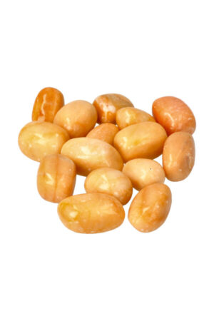 Gele Jade trommelstenen, per steen of zak van 100 gram tot 1 kg, 2-3 cm, Birma