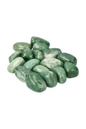 Groene Breccia Jaspis trommelstenen, 1 steen of per zak van 100 gram tot 1 kilo, circa 2.5 cm