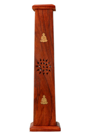 Wierook toren antiek hout Boeddha, 30 cm