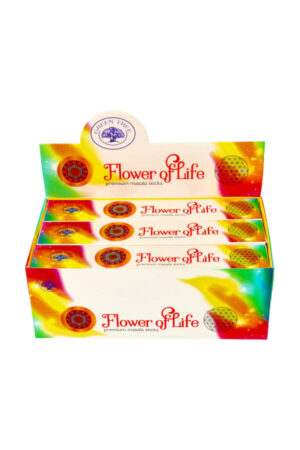 Green Tree Flower of Life wierook, 15 gram