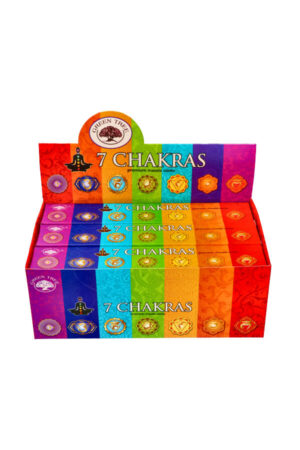 Green Tree 7 Chakras wierook, 15 gram