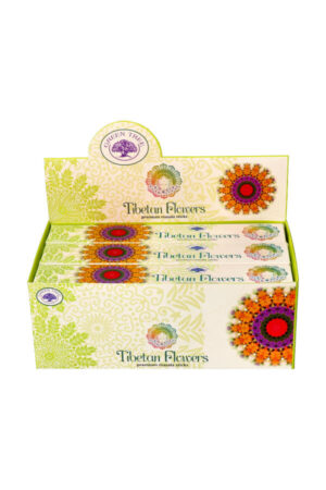 Green Tree Tibetan Flowers wierook, 15 gram