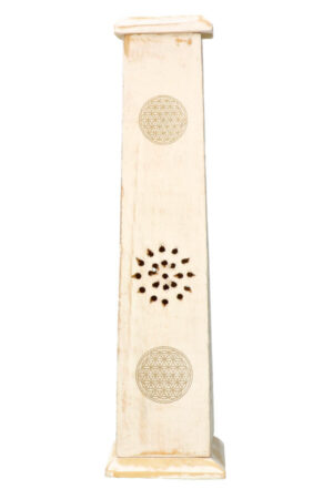 Wierook toren Whitewash Flower of Life, 30 cm