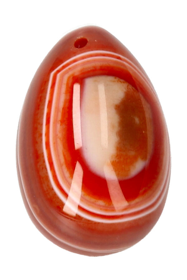 Carneool Yoni Ei, diverse maten, met of zonder gaatjes - Afbeelding 5
