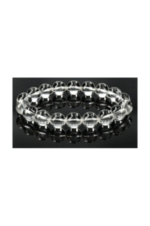 Bergkristal armband, AAA kwaliteit, 10 mm kralen, 19 cm