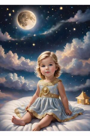 Kaart 'Kinderdroom', 10.5 x 14.8 cm