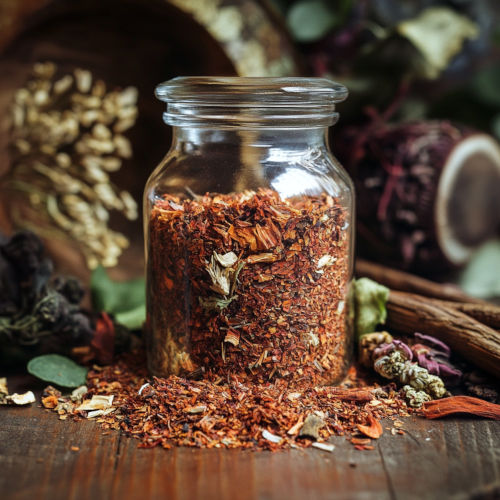 Dragon's Blood kruidenmix in een potje