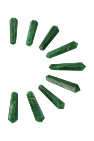 Jade dubbelpunten, 4-5 cm, ideaal voor een grid