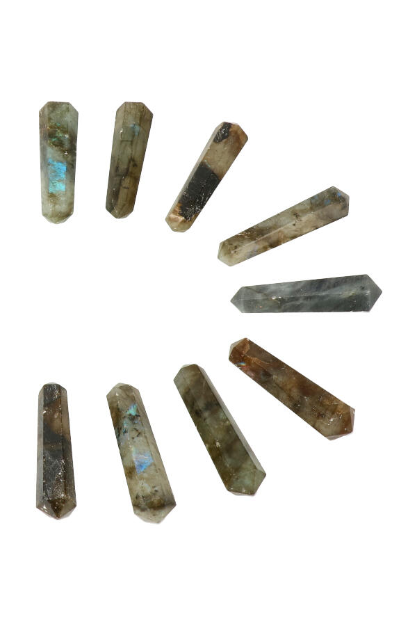 Labradoriet dubbelpunten, 4-5 cm, ideaal voor een grid