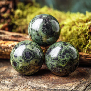 Eldariet bol, Madagaskar (ook wel Kambaba Jaspis), diverse formaten 5 tot 7.5 cm